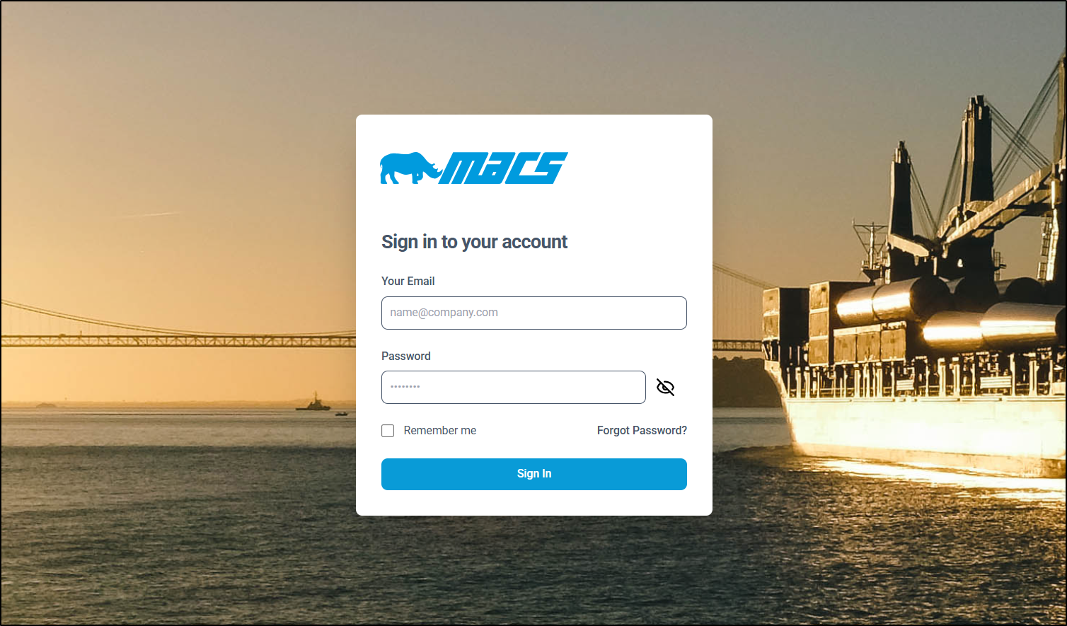 Customer Web Portal screenshot 1